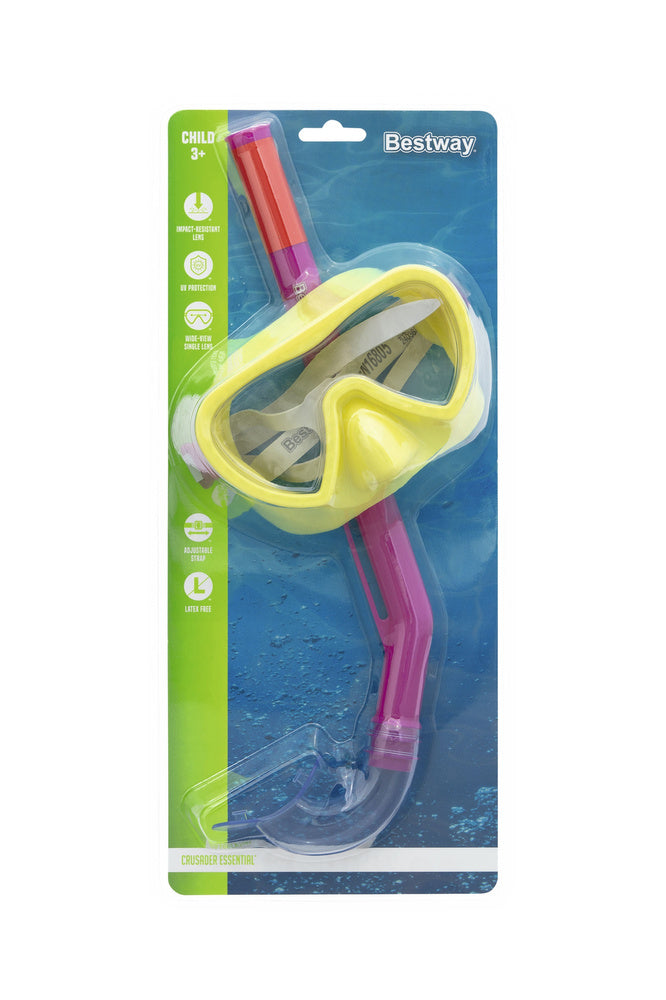 Plaukimo kaukė vaikams su snorkeliu, Bestway 24036