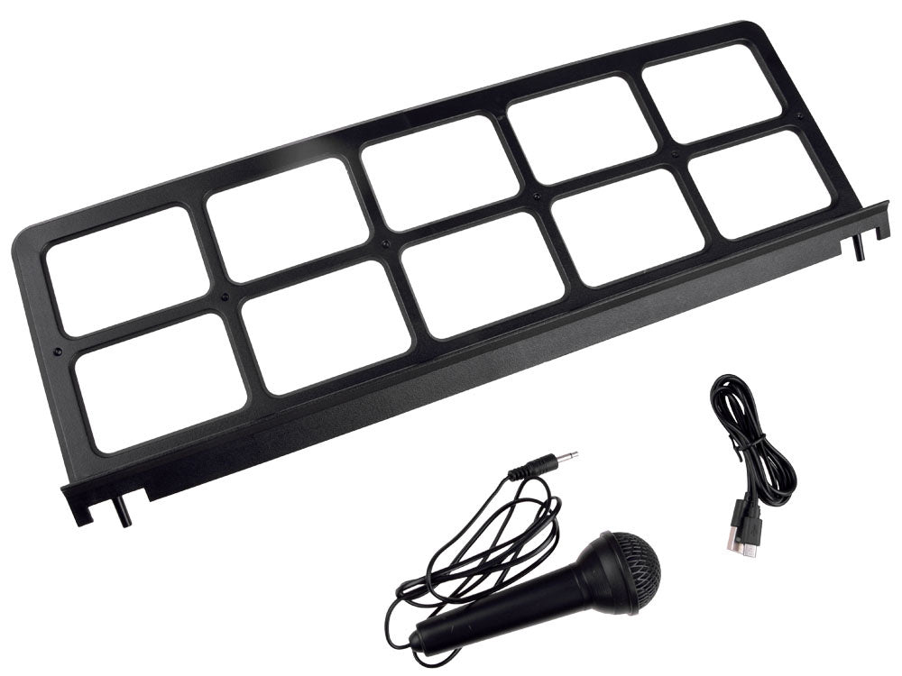 Vaikiškas sintezatorius su mikrofonu