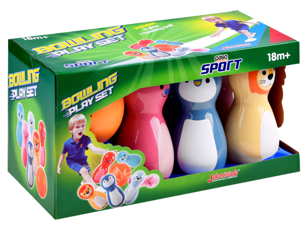 Boulingo kėglių rinkinys, gyvūnai