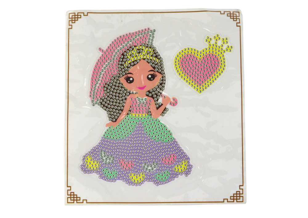 Deimantinis raktų pakabuko kūrimo rinkinys, princesės