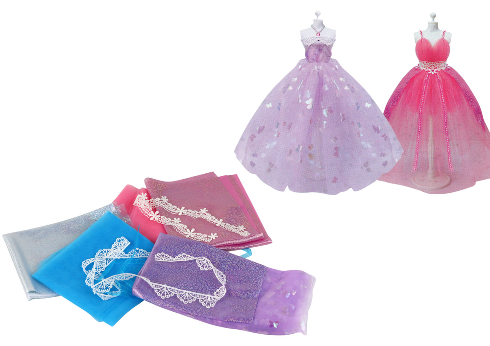 Kūrybinis meno rinkinys suknelių kūrybai