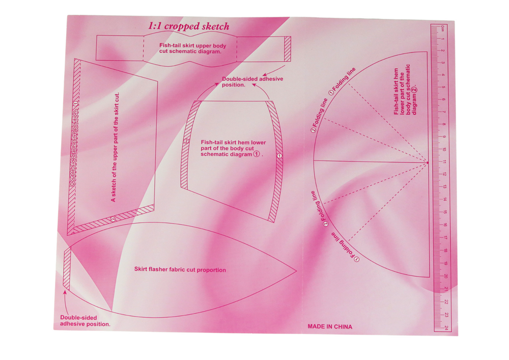 Kūrybinis meno rinkinys suknelių kūrybai