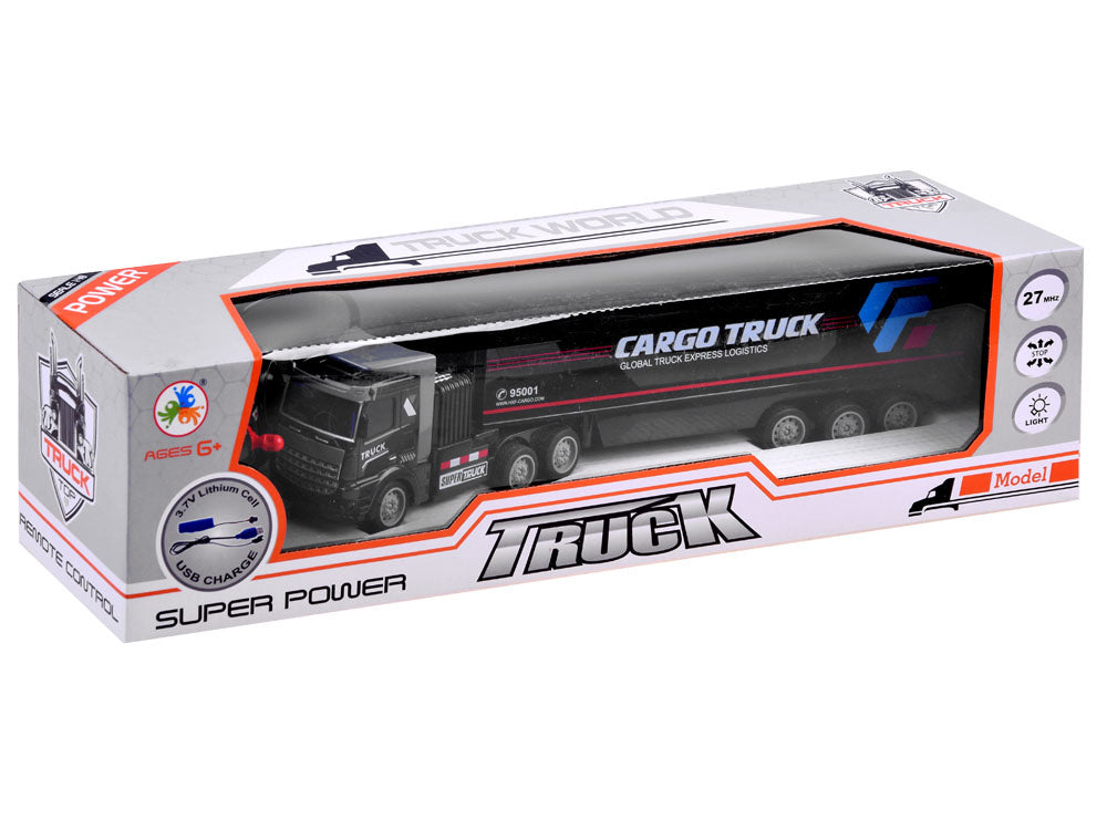 Nuotoliniu būdu valdomas vilkikas puspriekabe