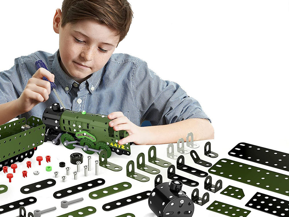 Konstrukciniai metalo blokeliai „Garvežys“, 340 vnt.