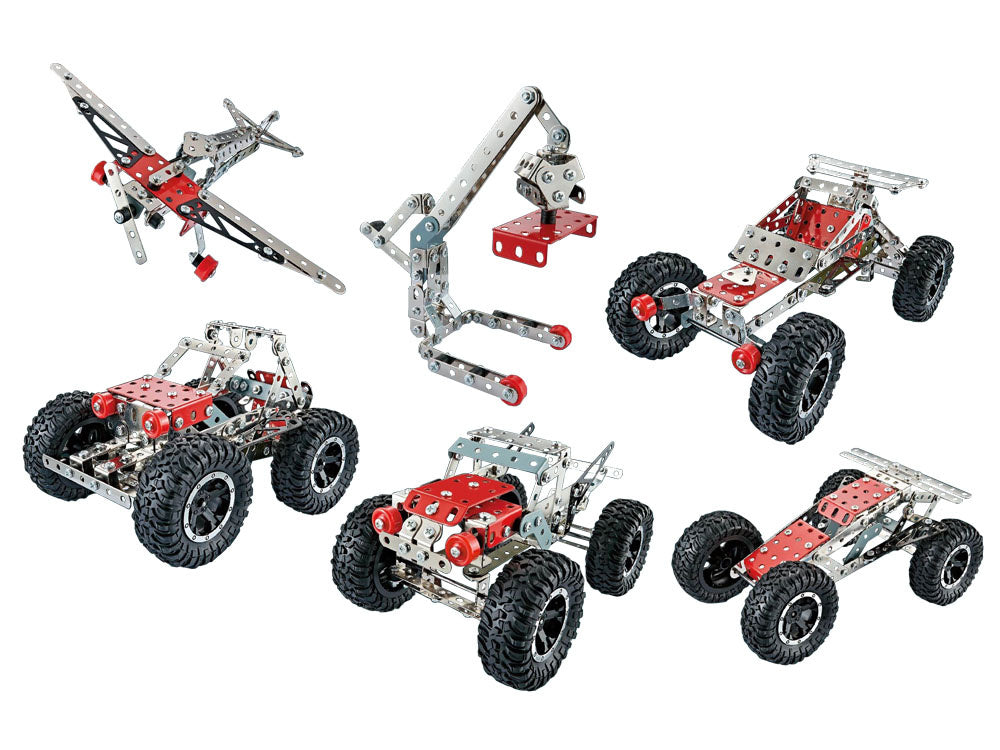 Metalinis konstruktorius 6 in 1, 288 detalių