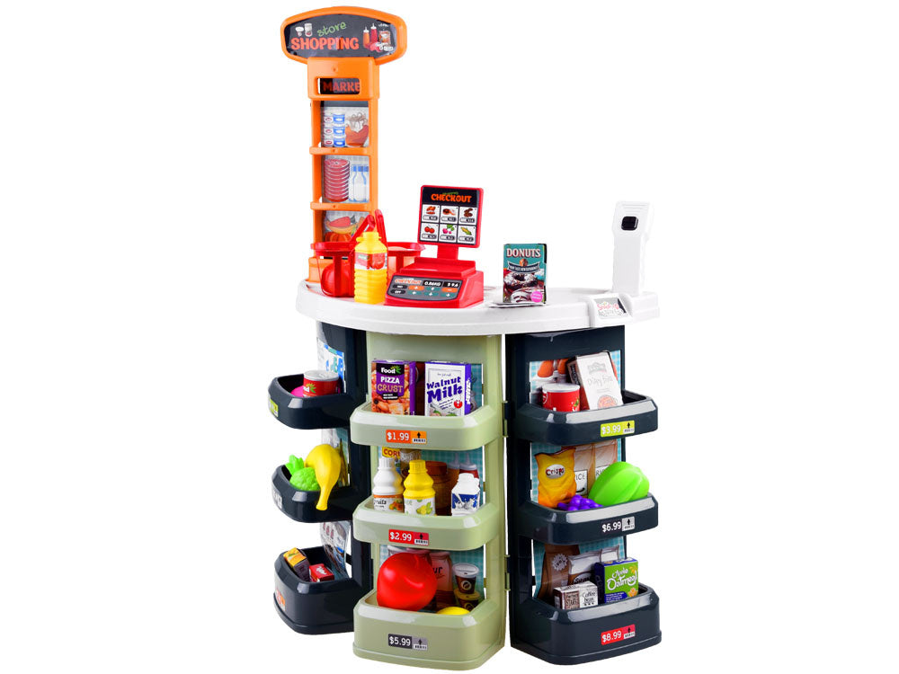 Vaikiška maisto prekių parduotuvė su priedais 44el