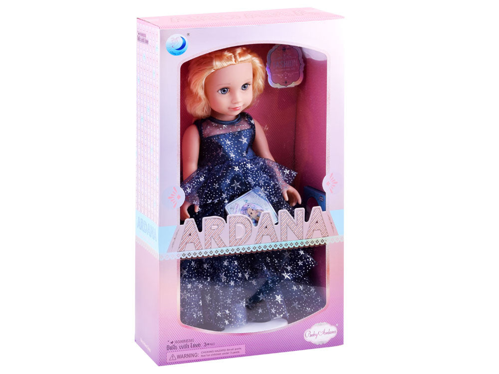 Lėlė Adriana su vakarine suknele, 45 cm