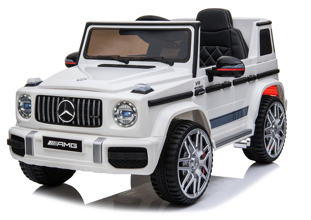 Vienvietis elektrinis džipas vaikams Mercedes G63 BBH-0003 EZ, baltas