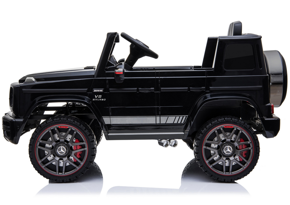 Vienvietis elektrinis džipas vaikams Mercedes G63 BBH-0003 EZ, juodas