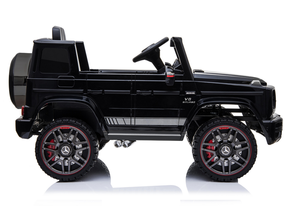 Vienvietis elektrinis džipas vaikams Mercedes G63 BBH-0003 EZ, juodas
