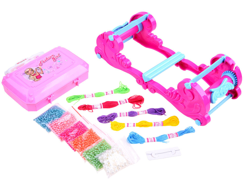 Kūrybinis rinkinys apyrankėms austi su staklėmis