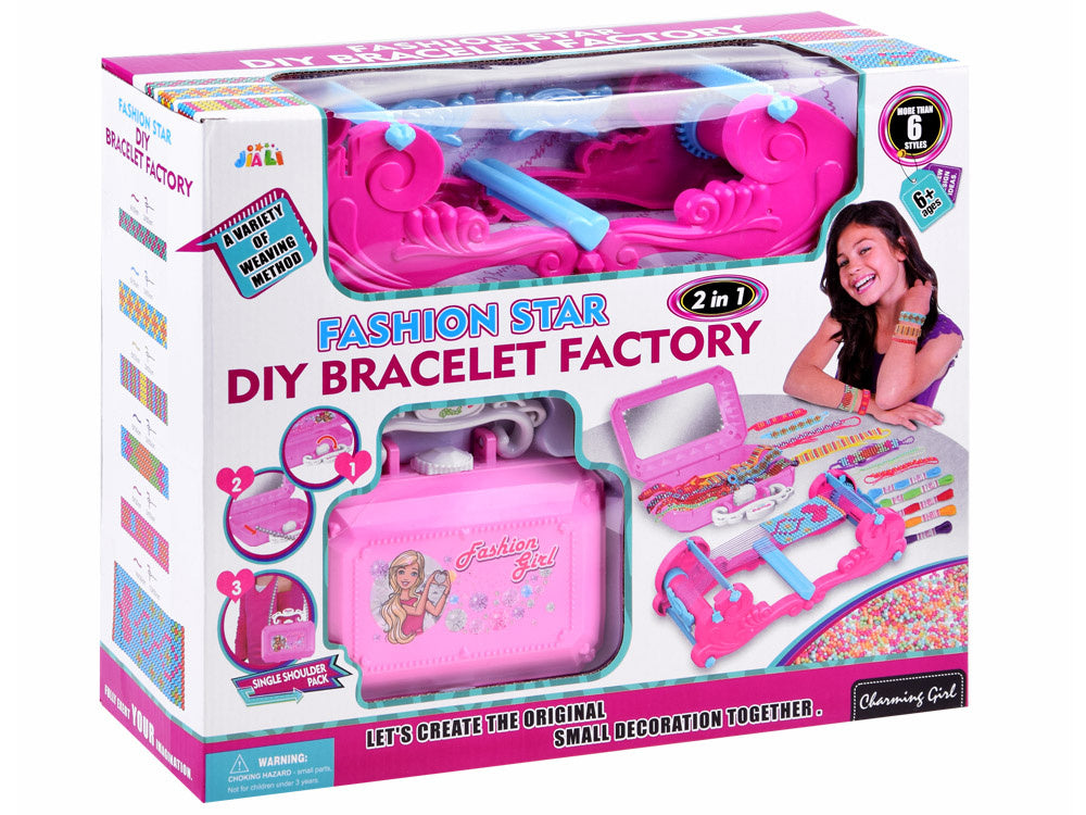 Kūrybinis rinkinys apyrankėms austi su staklėmis