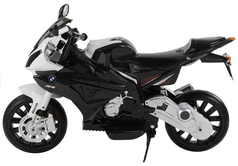 Vaikiškas elektrinis BMW S1000RR motociklas, juodas