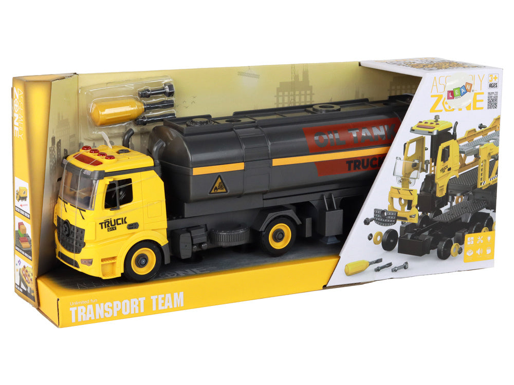 „Pasidaryk pats“ sunkvežimis su cisterna ir atsuktuvu