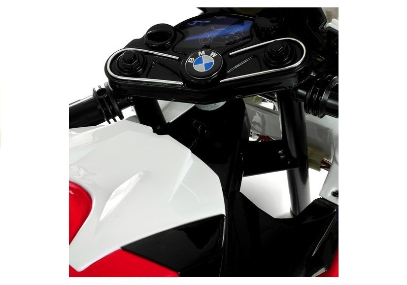 Vaikiškas elektrinis BMW S1000RR motociklas, raudonas