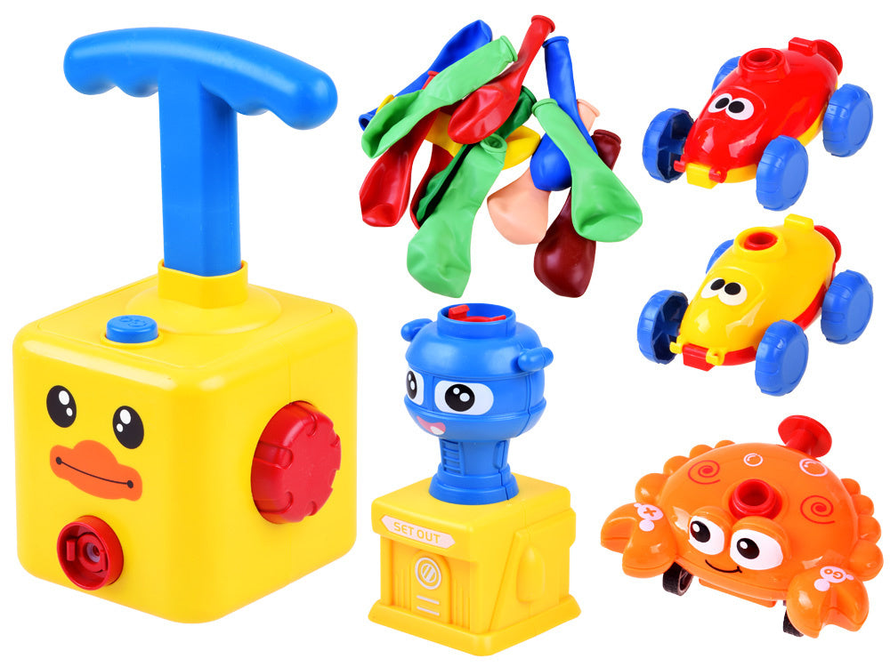 Mašinėlių rinkinys varomos balionais ir pompa