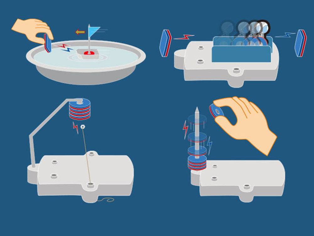 Mokomasis magnetų rinkinys Stem 12in1