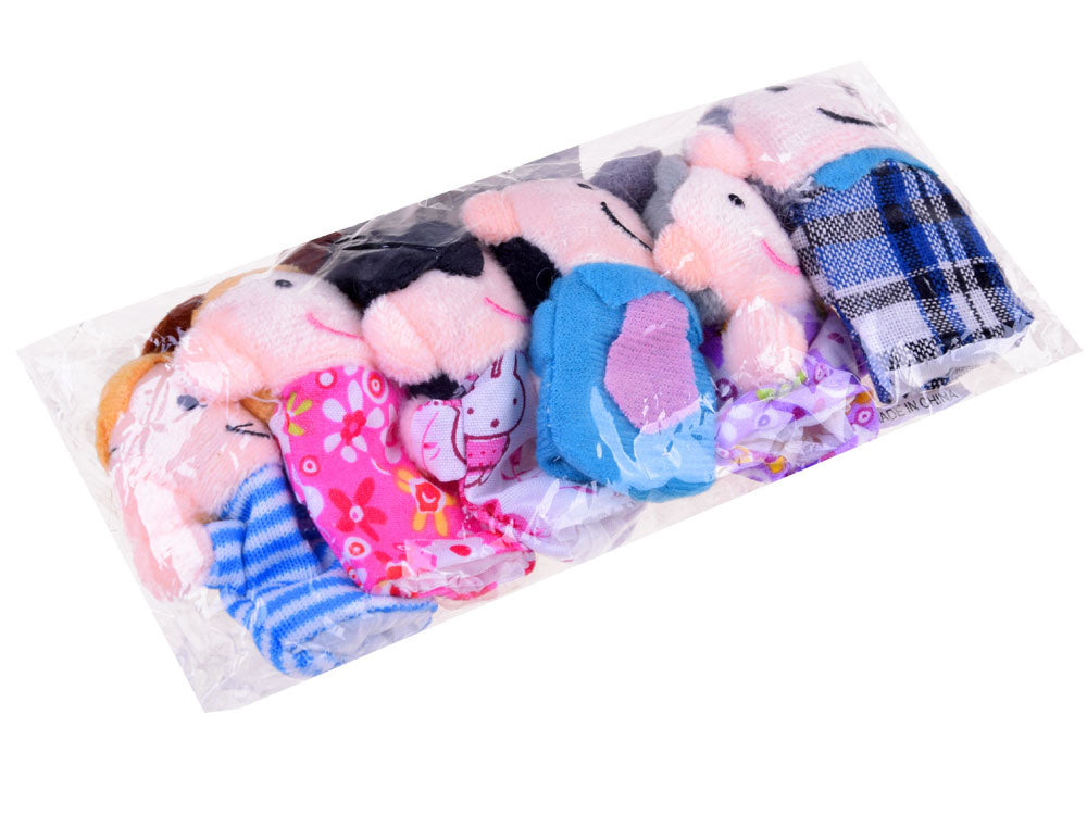 Minkštų antpirščių rinkinys 6 vnt