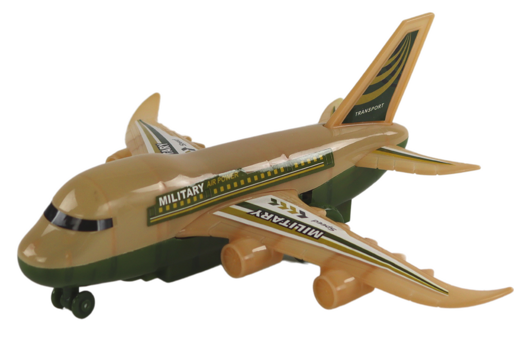 Nuotoliniu būdu valdomas karinis lėktuvas, rudas