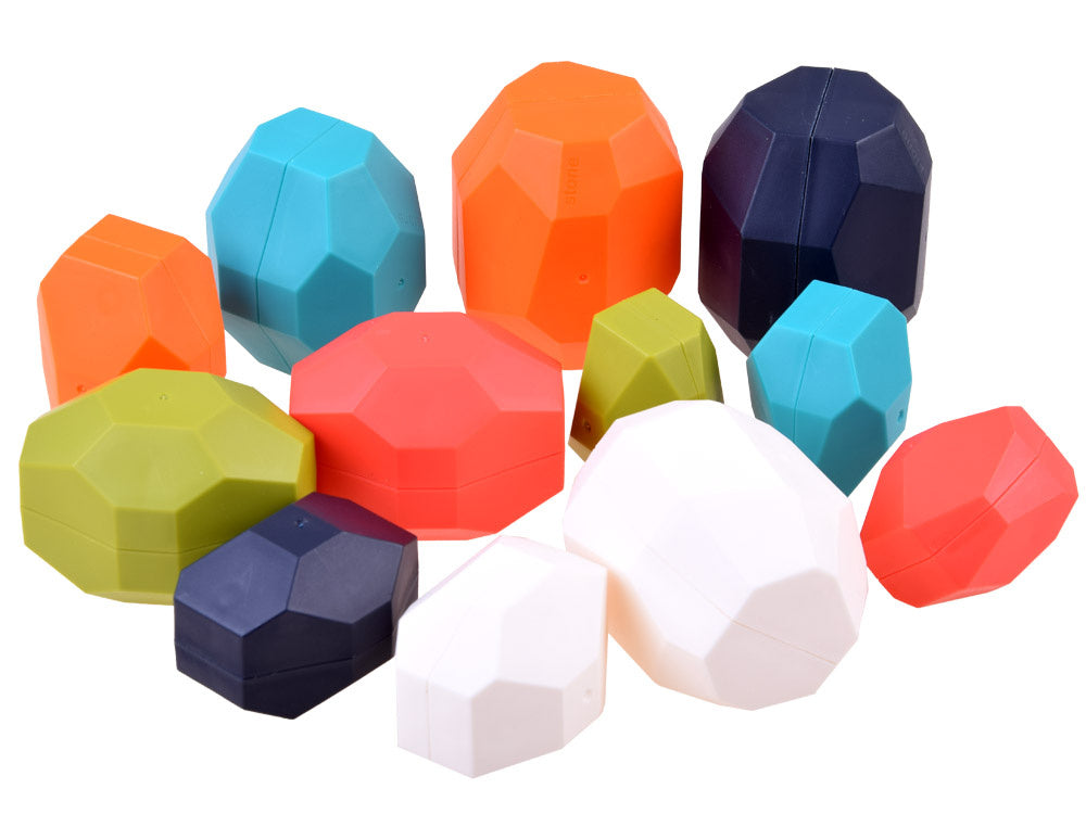 Balansinių kaladėlių rinkinys „Akmenys“