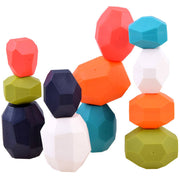 Balansinių kaladėlių rinkinys „Akmenys“