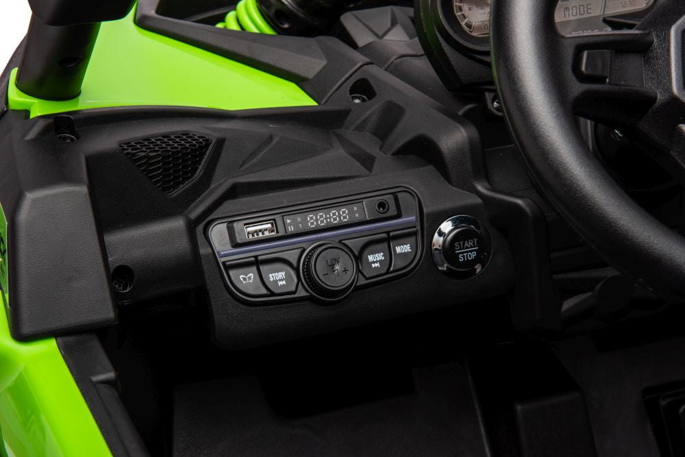 Vienvietis elektrinis bagis vaikams Can-am DK-CA003 RS, žalias