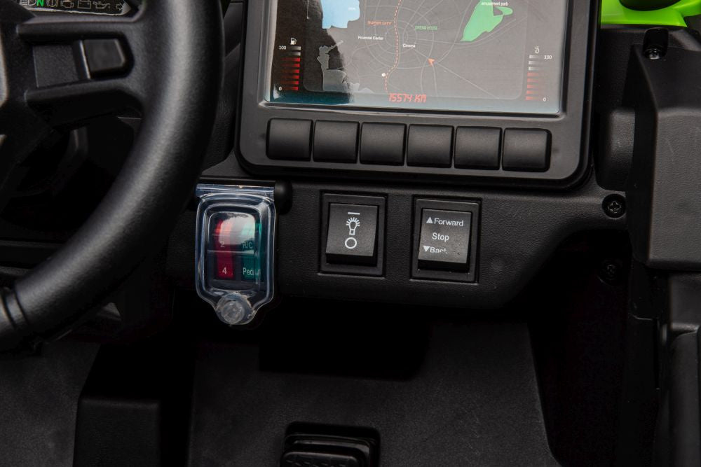 Vienvietis elektrinis bagis vaikams Can-am DK-CA003 RS, žalias