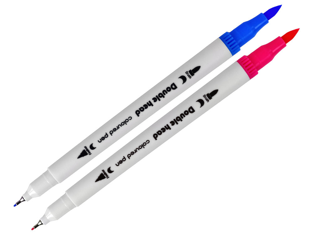 Dvipusių rašiklių rinkinys 12 vnt.