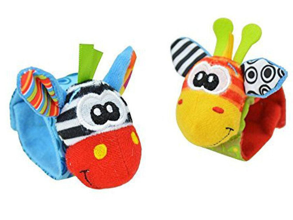 Kojinės ir apyrankės su barškučiais, 4 vnt.