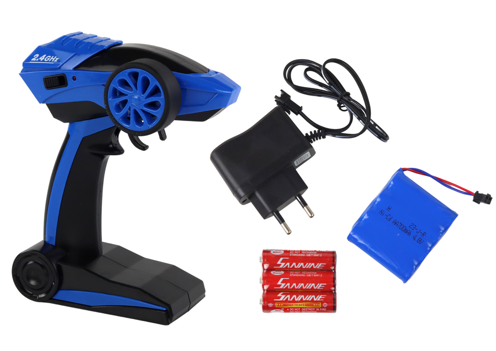 Nuotoliniu būdu valdomas visureigis 1:14 2.4G, mėlynas