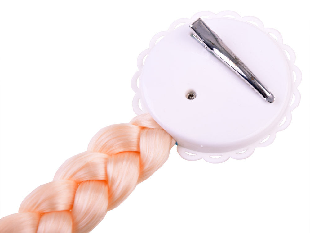 Princesių rinkinys su karūna ir prisegama kasa, mėlynas