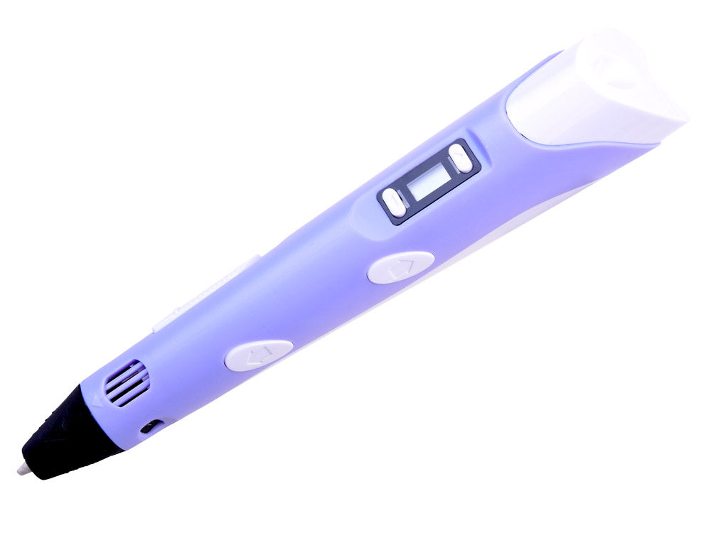 3D stebuklingas rašiklis su priedais, violetinis