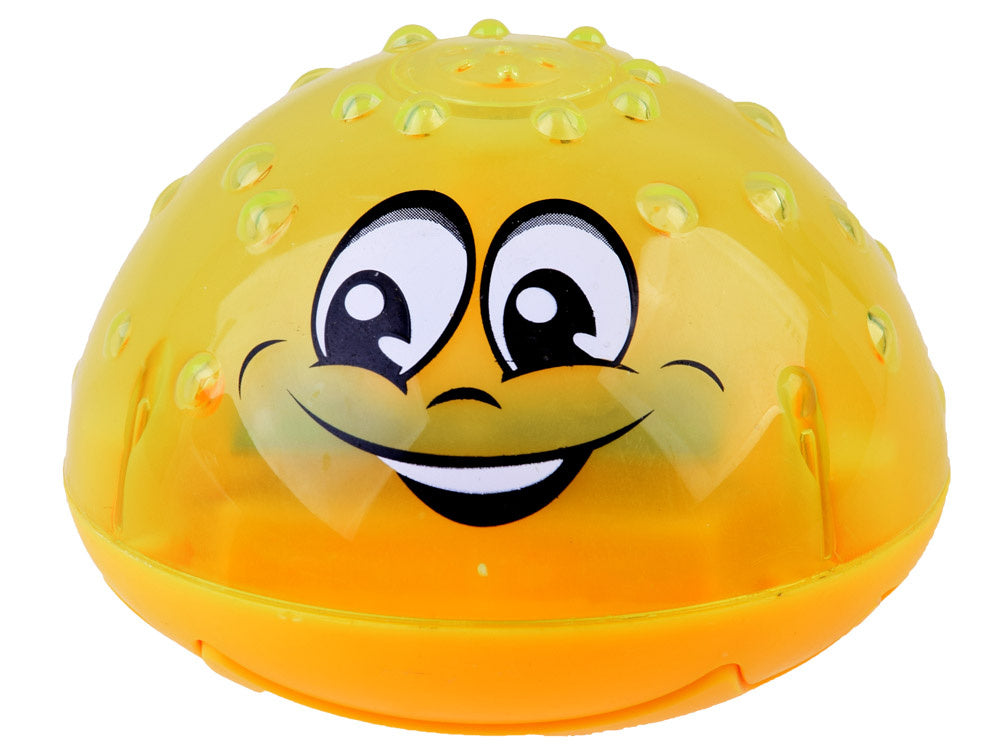 Plūduriuojantis ir šviečiantis vonios fontanas, geltonas