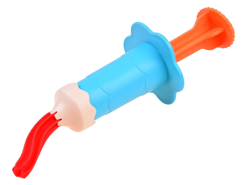 Žvejybos laivas su priedais ir plastikine mase