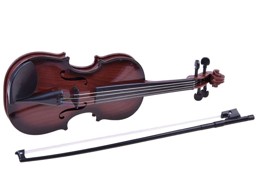 Vaikiškas smuikas, tamsiai rudas