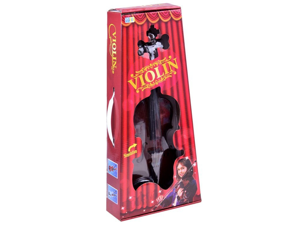 Vaikiškas smuikas, tamsiai rudas