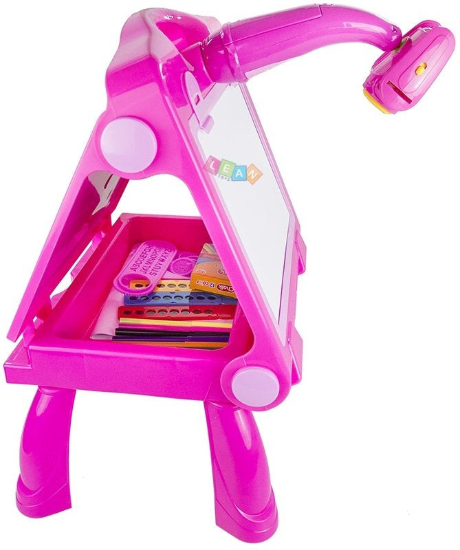 Interaktyvi piešimo lenta su projektoriumi, rožinė