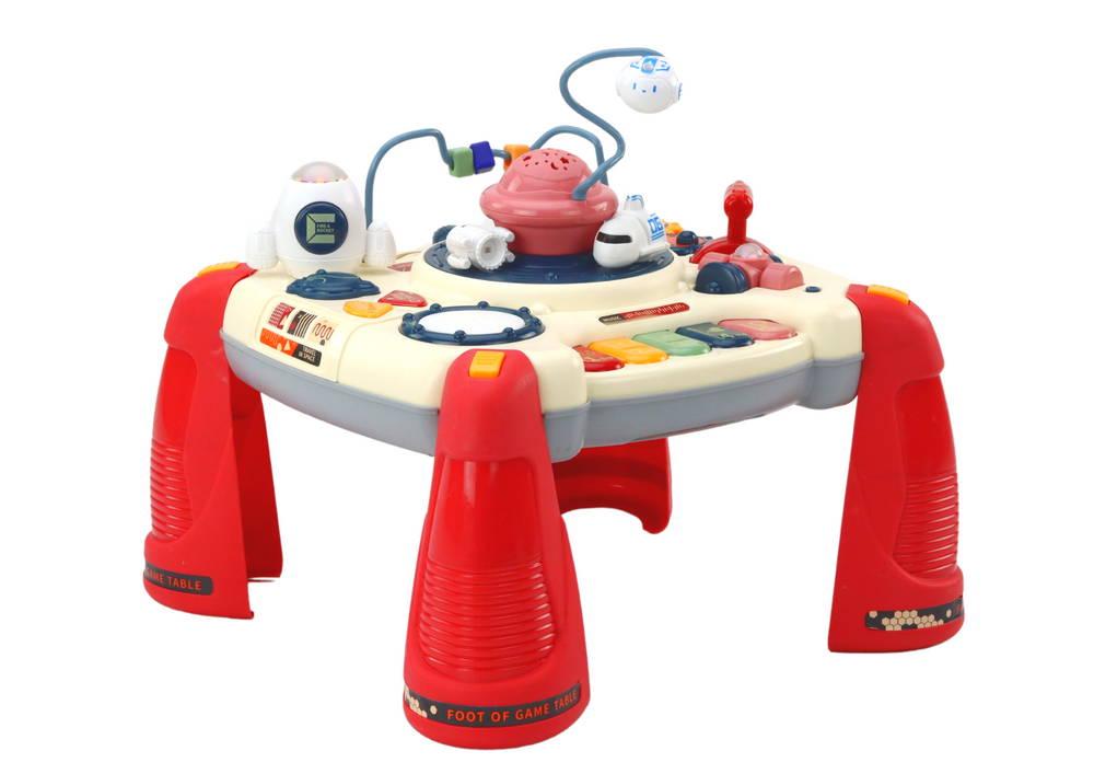 Interaktyvus edukacinis stalas, raudonas