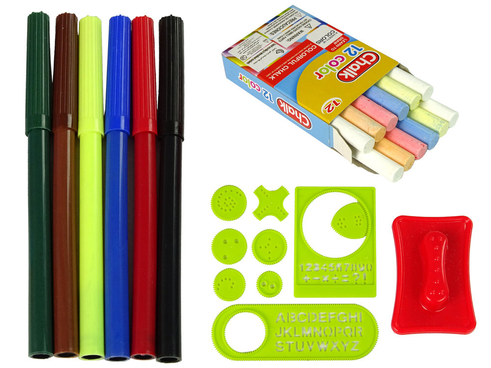 Sulankstoma piešimo lenta 2in1 su priedais