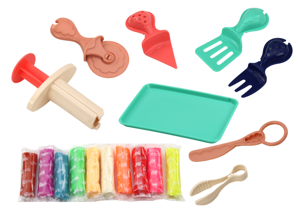 Plastilino rinkinys su vienaragiu ir priedais, Ciastolina