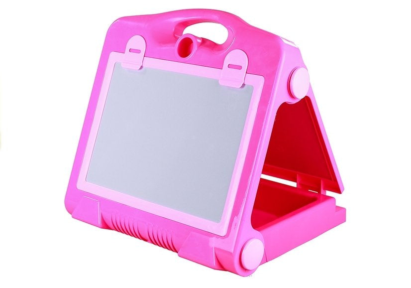 Sulankstoma piešimo lenta su priedais 2in1, rožinė