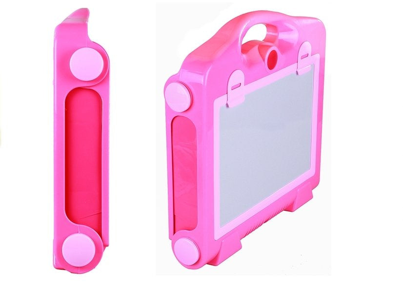 Sulankstoma piešimo lenta su priedais 2in1, rožinė