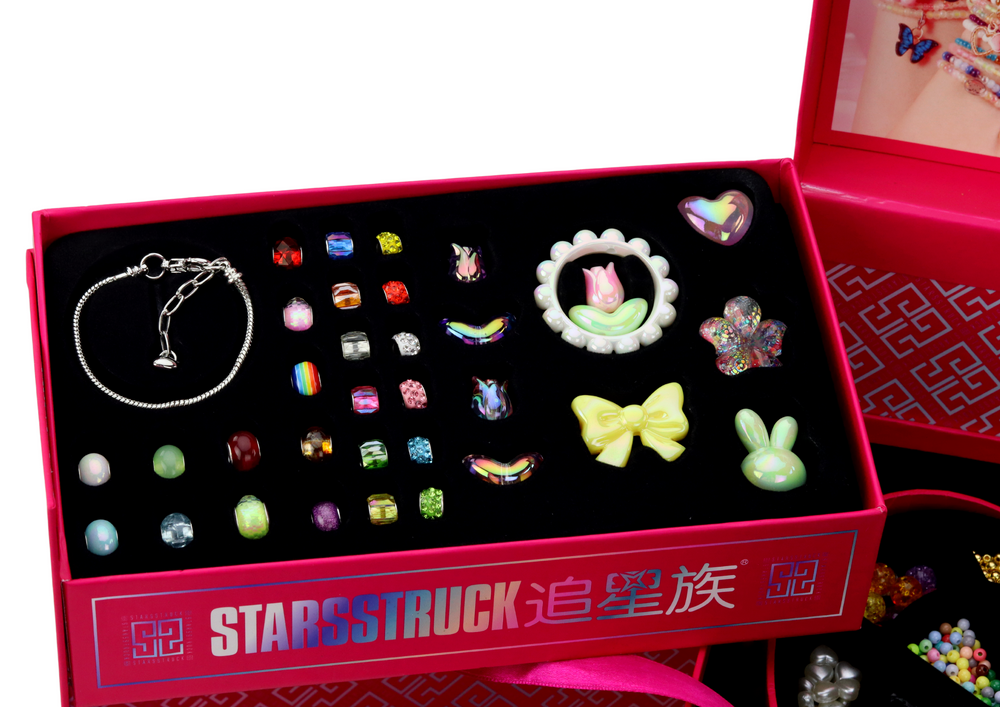 Papuošalų gaminimo rinkinys skrynelėje 1267 el.