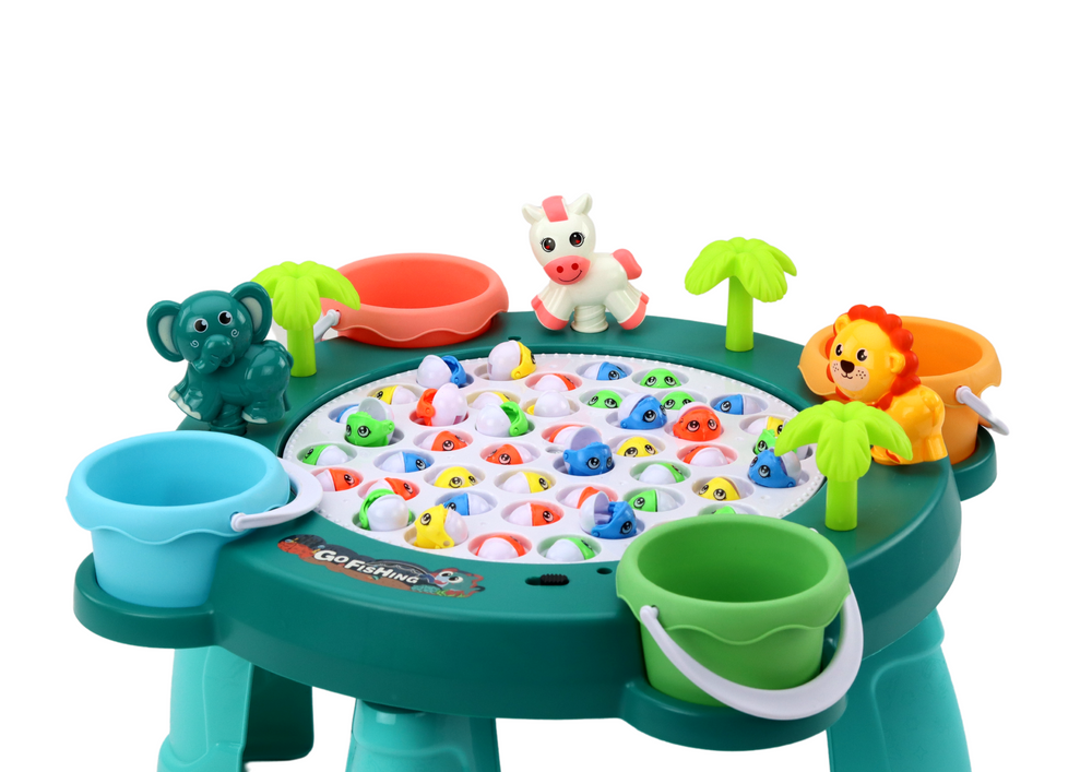 Interaktyvus žvejybos stalas, mėlynas