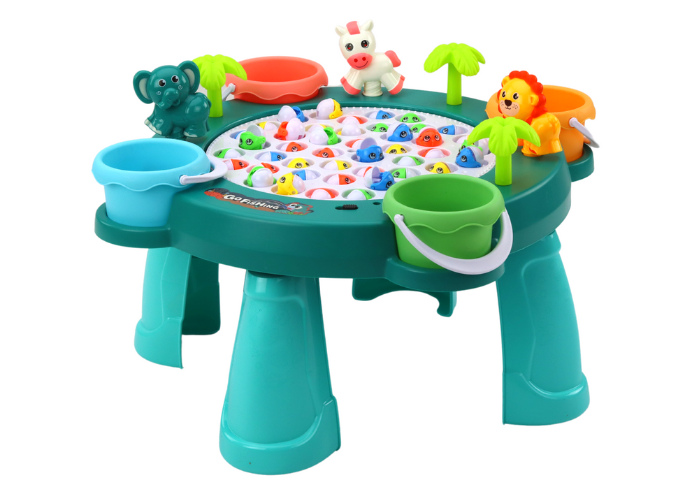 Interaktyvus žvejybos stalas, mėlynas