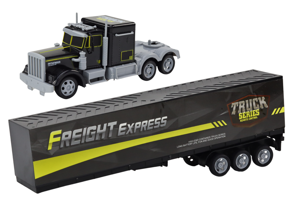 Nuotoliniu būdu valdomas sunkvežimis 27MHZ, juodas