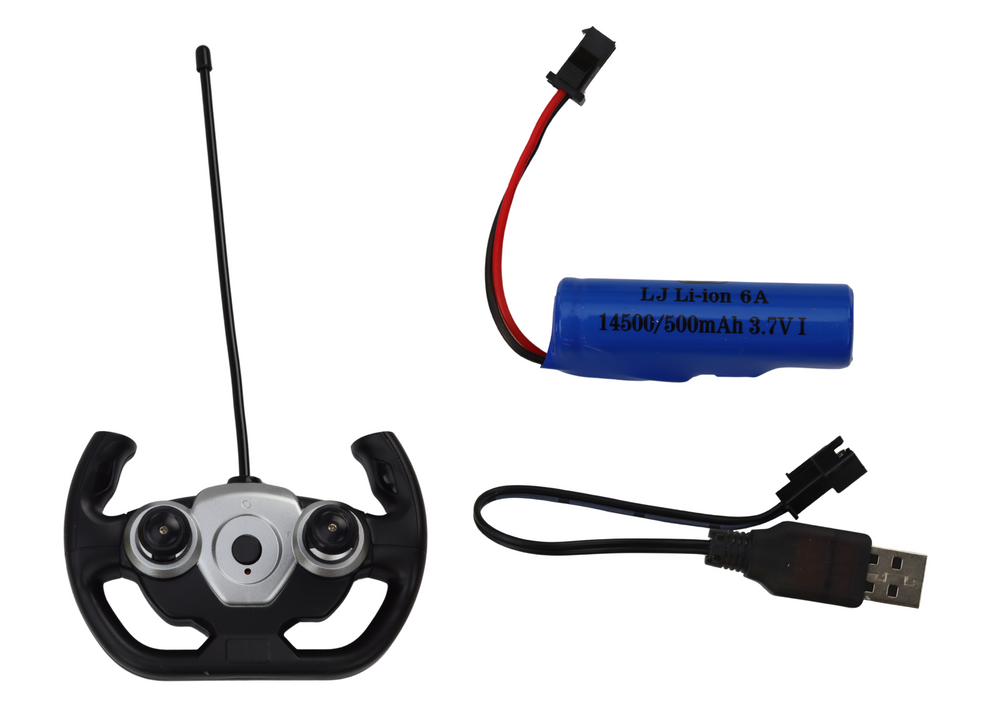 Nuotoliniu būdu valdomas sunkvežimis 27MHZ, juodas