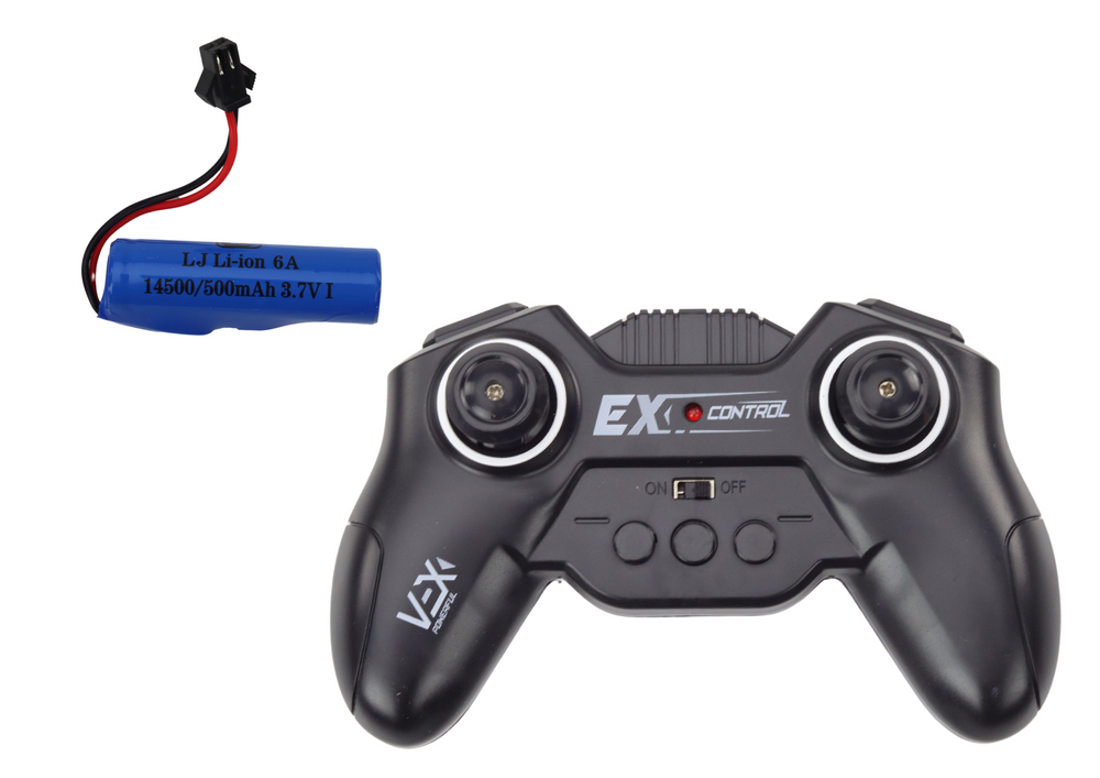 Nuotoliniu būdu valdomas miesto autobusas, raudonas