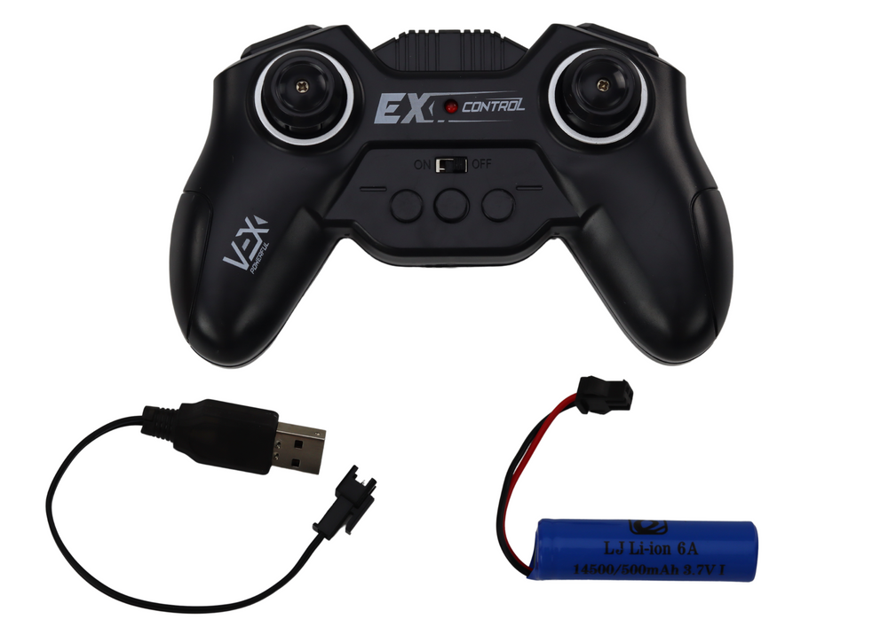 Nuotoliniu būdu valdomas dviaukštis autobusas, raudonai baltas