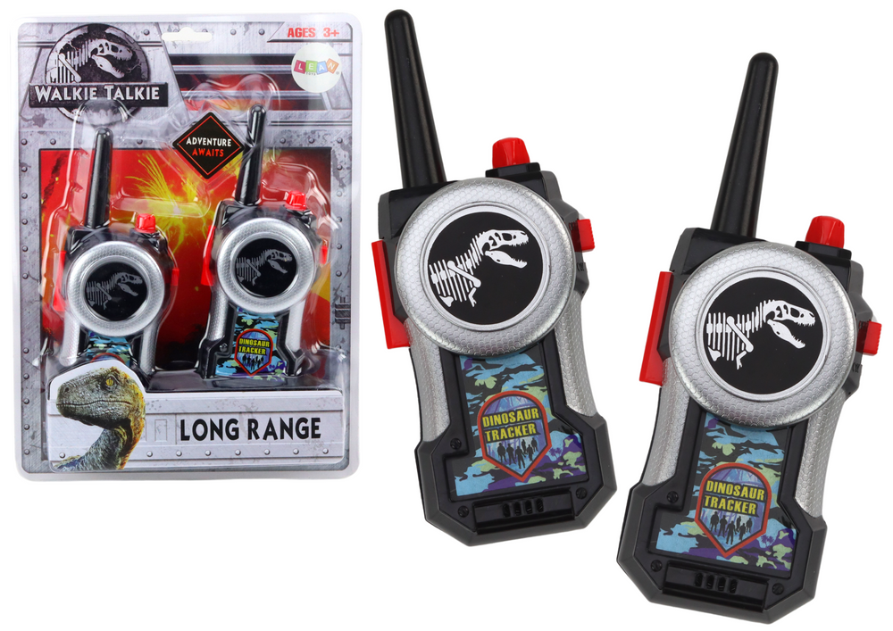 Vaikiškos racijos su dinozaurų motyvais Walkie- Talkie